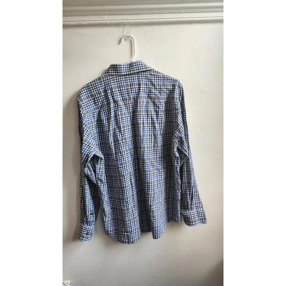 James Tattersall Shirt Mens Large Plaid Button Down Long Sleeve Classic Dress Sh - Picture 5 of 5